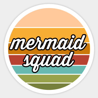 Mermaid Squad Sticker